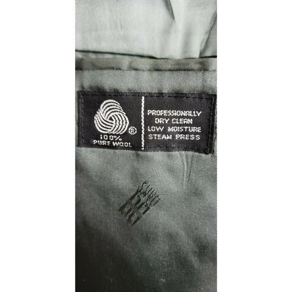 Daks London Mens Sport Coat Size 42R Black Tweed 2 Button Wool - Picture 11 of 11